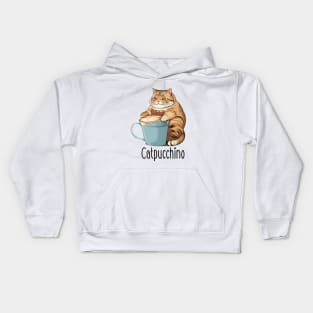 Cat-Puccino Kids Hoodie